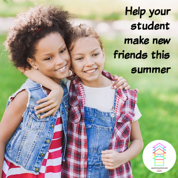 SPEDHomeschool's tweet image. Help your student make new friends this summer! 👬😀👭 - mailchi.mp/spedhomeschool… #homeschoolparent #uniquelearner #specialed #socialskillsforkids #makenewfriends #strugglinglearner #parentsupport #kidsmentalhealth #positiveparenting #childdevelopment