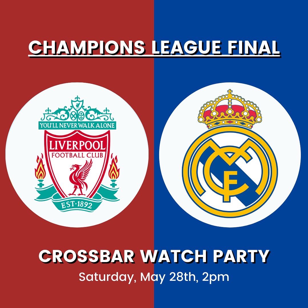 crossbardallas's tweet photo. Champions League watch party this Saturday! We have 70+ beers, liquor, and a food truck. https://t.co/VxPCtPKWbC