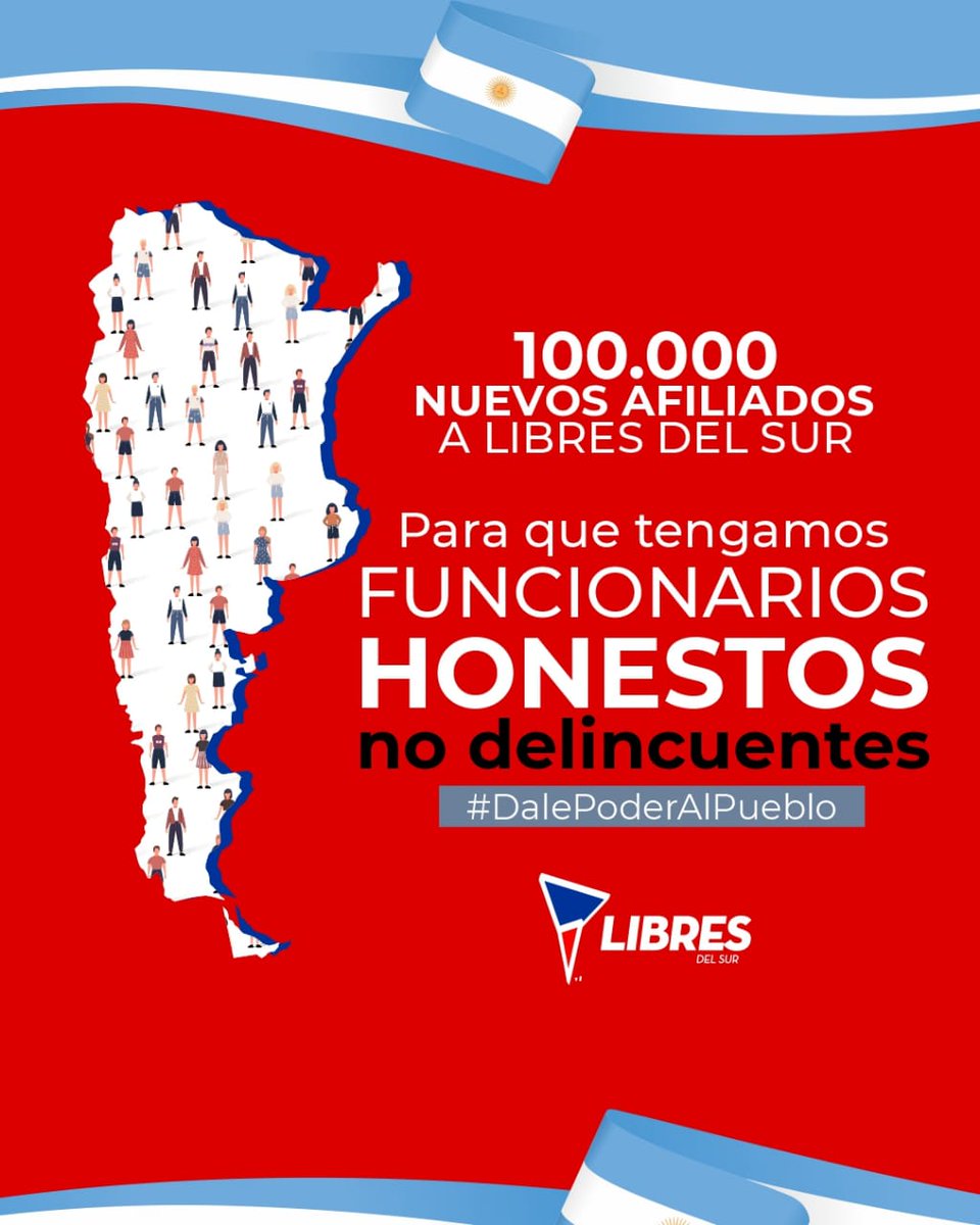 Necesitamos representantes honestos que defiendan al pueblo, implementando políticas públicas que nos ayuden a salir adelante #AfiliateaLIBRES