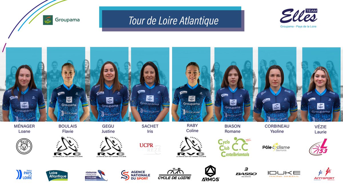 Team Elles Groupama Pays de la Loire

Ce week end a lieu la Route féminine de Loire-Atlantique, 4ème manche de la Coupe de France. 
Nous vous y attendons nombreux pour encourager les filles sur cette épreuve importante !

#TeamELLES #paysdelaloire #groupamaLB #loireatlantique