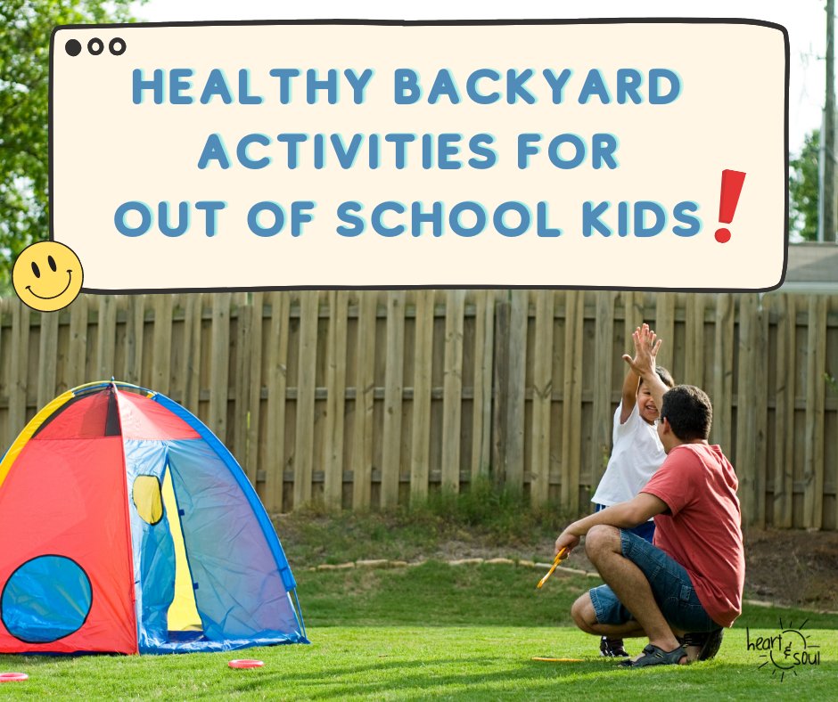 HeartSoulBlog's tweet photo. Healthy backyard activities are a must for recently out-of-school kiddos.  Here are some great ideas that you can implement that will keep them busy.

https://t.co/pHmfZbo6uY

#familyactivities #healthybackyardactivities #outofschoolactivities #familytime #healthyfamily https://t.co/yldNGOEQQc