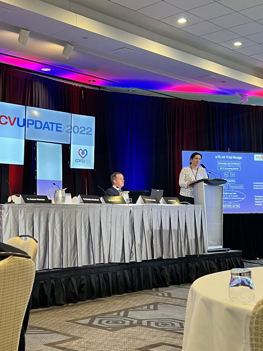 AlexBastiany's tweet photo. Happy to catch some HOT off the press data by my former teacher from @UMontreal, Dr Mondesert! #CVU22 @CHRS_SCR #WIC #womenincardiology https://t.co/OsO5ecx1Xx