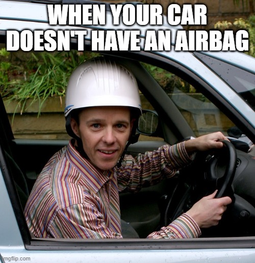obdadvisor's tweet image. Situations when you would wear a helmet in the car:
1.