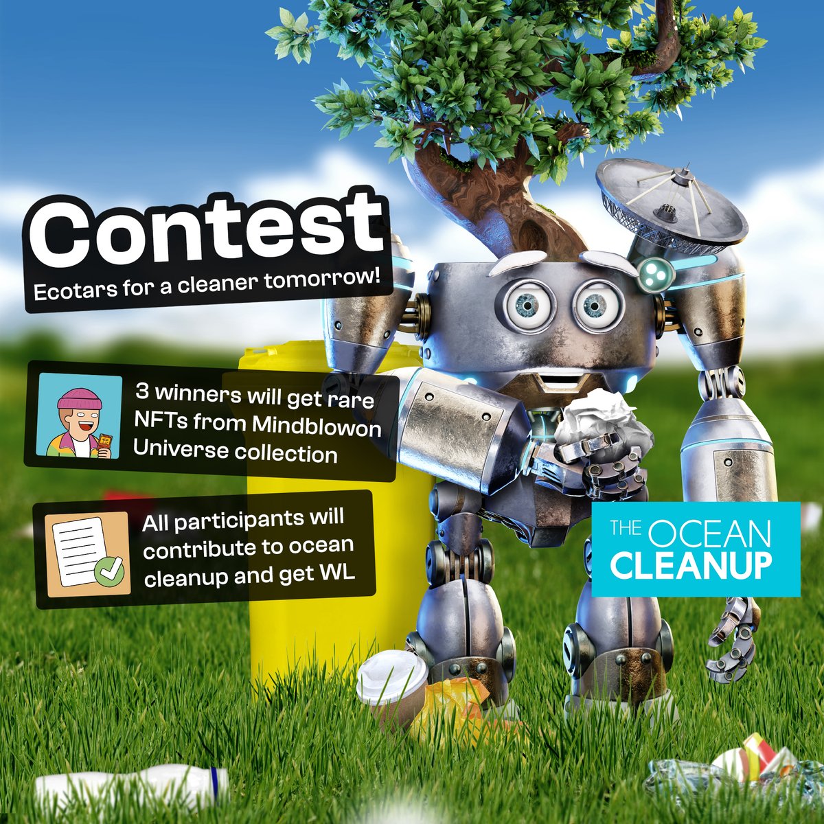 ecotars's tweet photo. 🏆 Ecotars give away 3 rare @MindblowonNFT for cleaning the neighborhood 🏆

To enter:
1️⃣ ❤️ + RT
2️⃣ Follow @ecotars, turn on notifications 🔔
3️⃣ Be ready to take action in real life
4️⃣ Join Discord to fulfill further steps ⬇️
https://t.co/4aHdrddNbZ

#NFTGiveaways #NFTcontest https://t.co/zcYep5rA2O