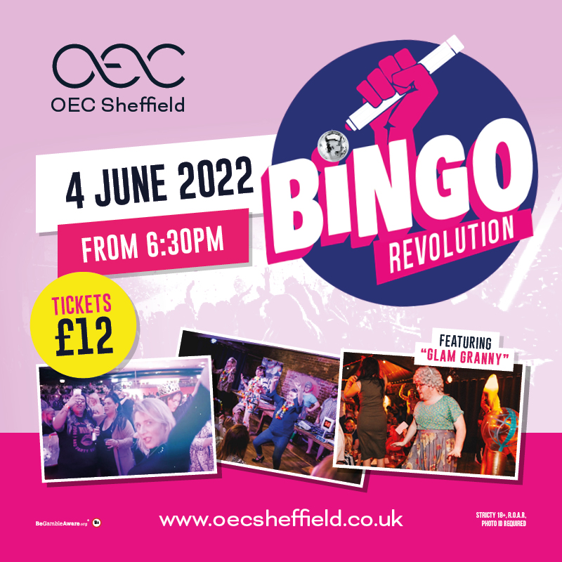 OecSheffield's tweet photo. Want to be in with a chance of winning 2 tables for 10 PEOPLE to our BINGO REVOLUTION event on 4th June? π₯³
Head to our Facebook page!
ππΌππΌππΌ
GO GO GO! π€©
#competition #bingorevolution #OEC https://t.co/l0TQkCL7lN