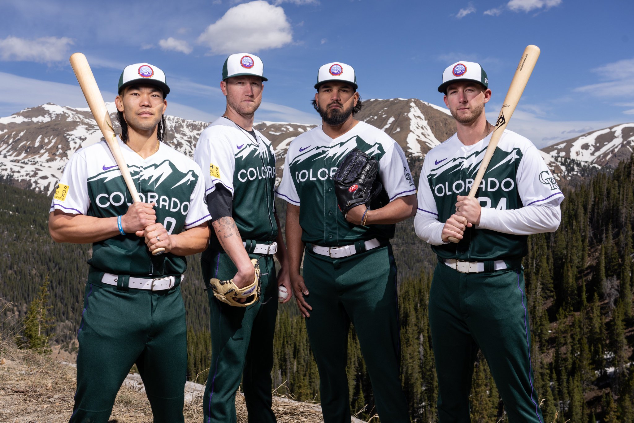 MLB on X: A fit perfect for Colorado. The @Rockies City Connect uniforms  are as cold as the peaks of the Rocky Mountains. 🗻   / X