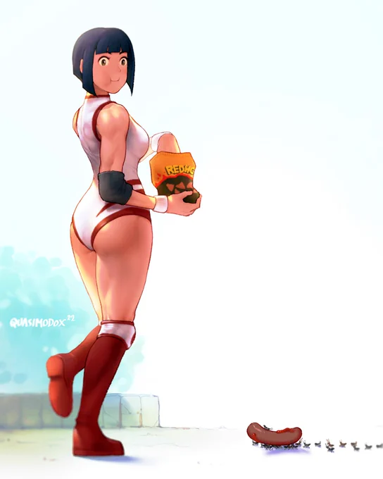 Where are the ants taking the hot dog? 🌭🐜

Nadeshiko wonders which character will they come across. Will they see other Street Fighters or... beyond?

Artists, I invite you to QRT &amp; branch the adventure of hot dog &amp; ants~ To the multiverse! https://t.co/wdo5zYrOFh 