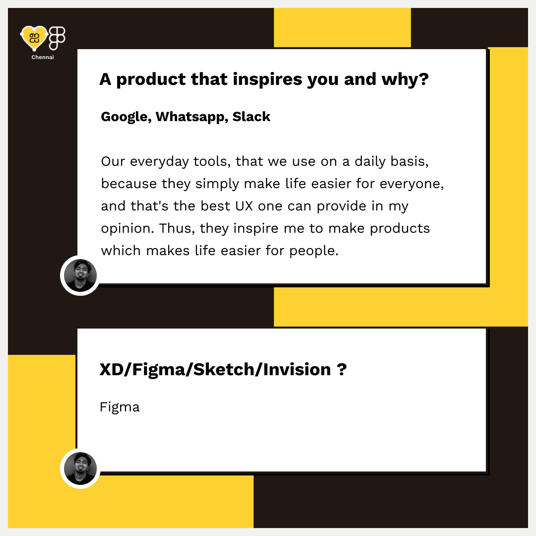 Vanakkam Designers😀 

#newinitiative #designerstalks FoF Chennai Presents Fireside chat with designers. This week we have our 
dynamic Guest Hari Kumaran Babu with us  in our design conversation. Check out this post to know more :D. Thanks Hari Kumaran for graciously accepting t