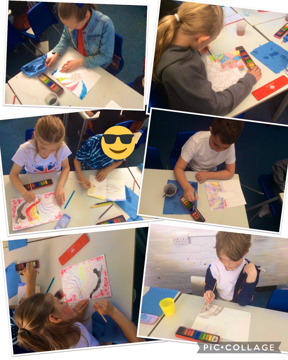 _misscorcoran's tweet photo. This half term we have made our own piece of Futurism art by using repetition and divisionism. 🎨 https://t.co/InUPK4O1wU