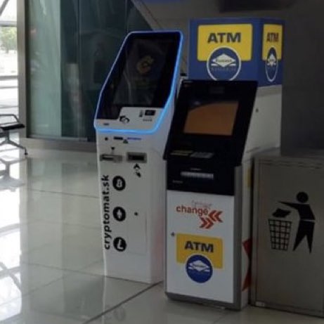 CryptoBoomNews's tweet photo. 🇸🇰 Slovakia now has #Bitcoin ATMs installed at their international airport ✈️ https://t.co/RmwsDELfXs