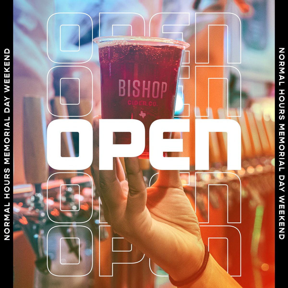 Cidercade is open normal hours Memorial Day Weekend! 🇺🇸 We’re family-friendly during the day and 21+ starting at 8 pm. 

Friday: 10 am - 1 am 
Saturday: 10 am - 1 am 
Sunday: 10 am - midnight
Monday (Memorial Day): 10 am - midnight