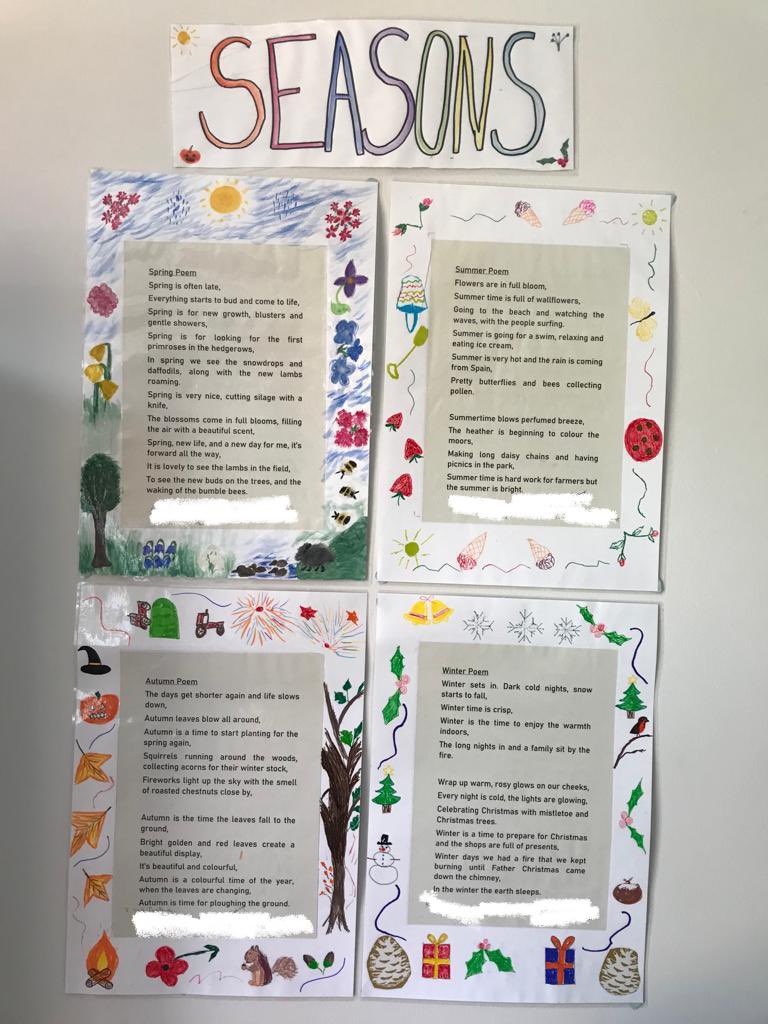 Our patients created some seasonal poems (and artwork) with the support of my fabulous OT Team on Beech 😍🥰 @DPT_ChiefExec <a href="/DPT_NHS/">Devon Partnership NHS Trust</a> <a href="/MyNameIsPadraig/">Padraig Doherty</a> <a href="/PositivePracti1/">positivepracticeinmh</a> #poems #mentalhealth #olderpersonsmentalhealth