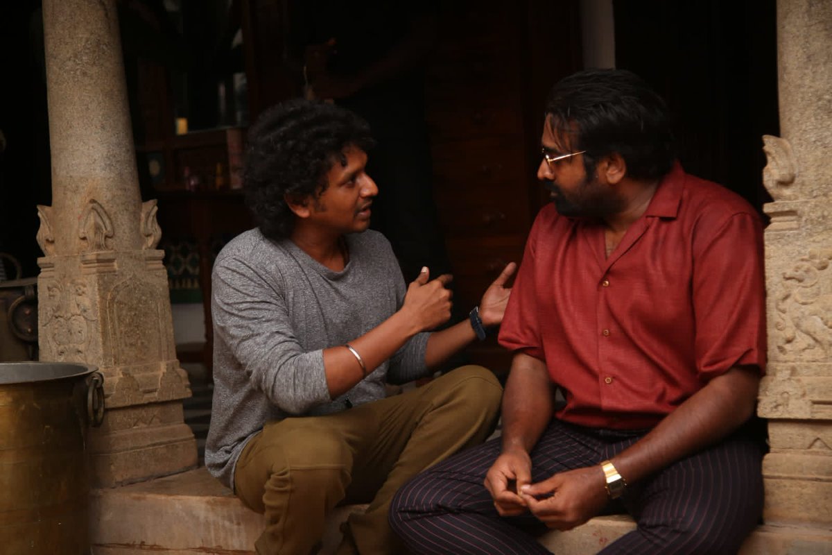 GunalJi's tweet photo. #MakkalSelvan #VijaySethupathi #Vikram shooting spot click https://t.co/vUSfA41hKe
