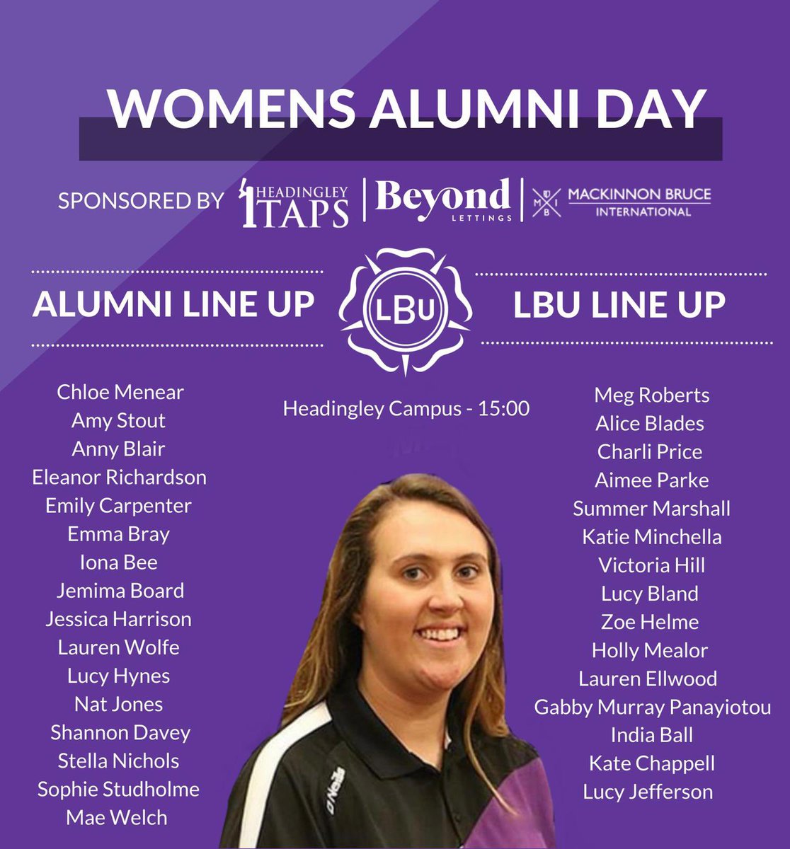LBUHC's tweet image. Alumni day returns tomorrow where we welcome former LBUHC members back to play hockey and relieve their university days! 

The day will kick off with men’s game at 1pm followed by the ladies game at 3pm. See you all there 💜 #UTB