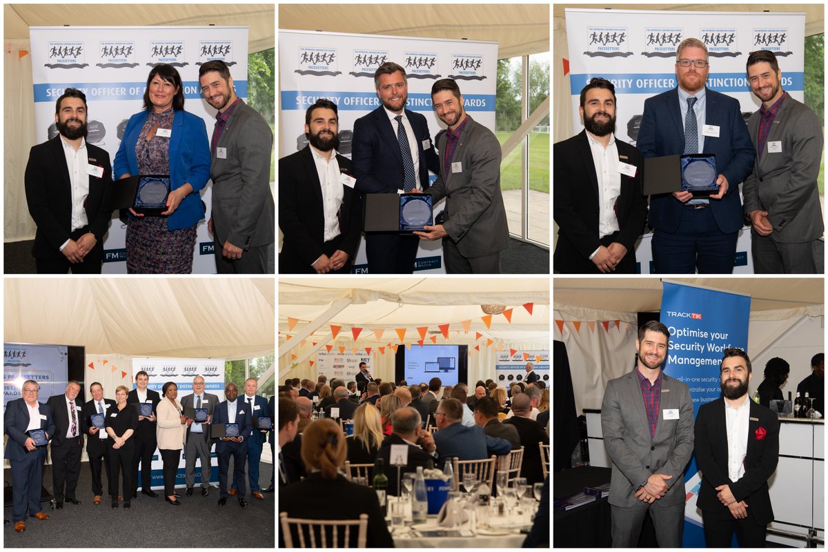 What a way to honor the contributions &amp; sacrifices of frontline security officers! Glimpses from the #ACSPacesetters awards luncheon👇
TrackTikers Vincent Lanteigne &amp; Adam Jackowski —
presenting the company awards to the much deserved winners.