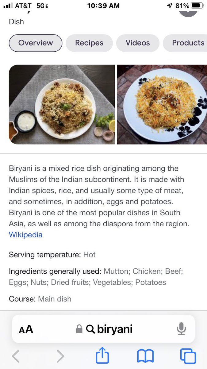 MairaWave's tweet photo. Today I’m having biryani.  #needsomespice https://t.co/P2cZs1jGQT