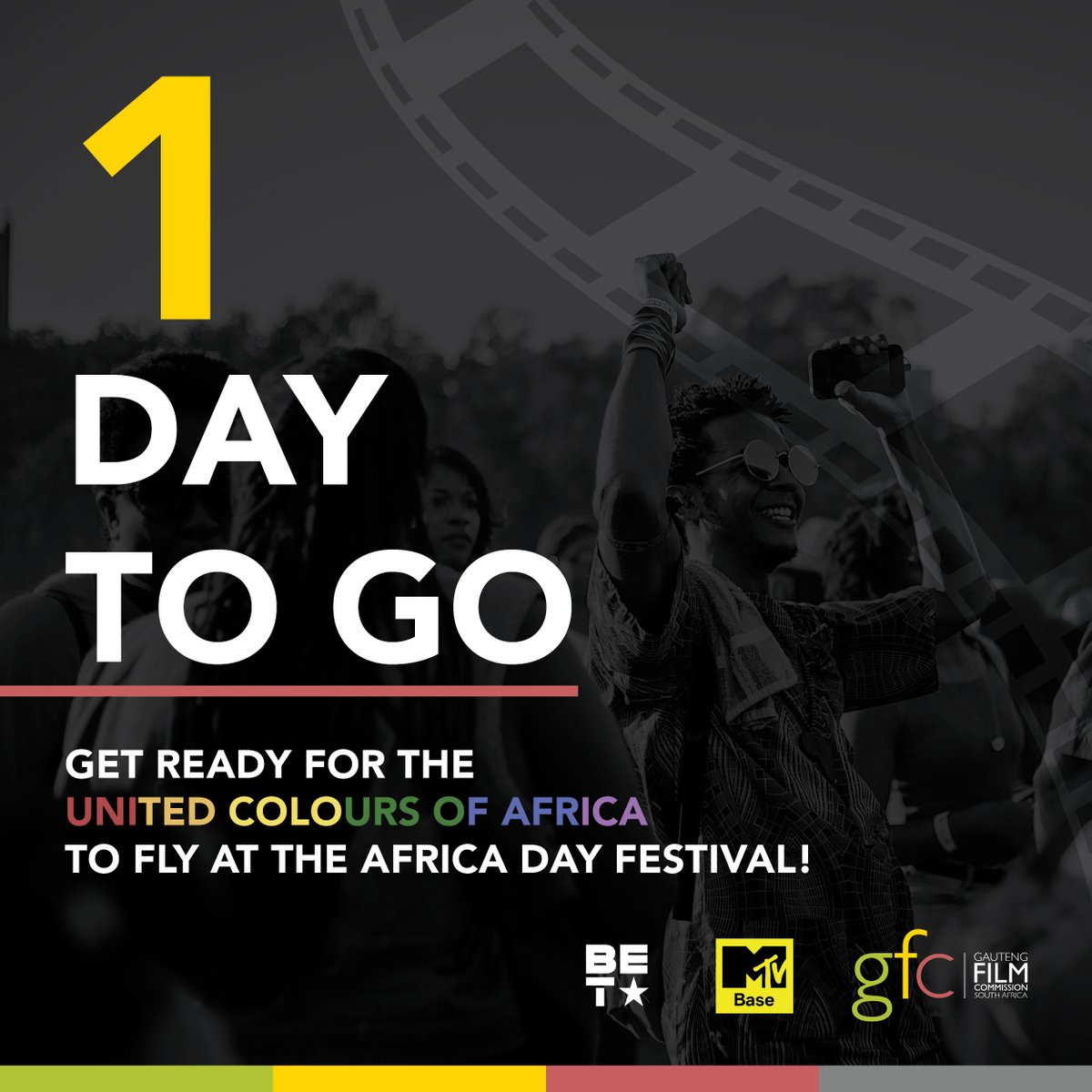 GautengFilmCom's tweet photo. Just one sleep to the biggest event in Africa and we are giving away 2 double tickets to 2 lucky winners!

How to win today:
1) Like this post
2) Tag three of your friends in the comments
3) RT this post to your TL.

See you there!
#MadeInGauteng
#africaday22
#DiscoverGauteng https://t.co/PnuhQwoA19