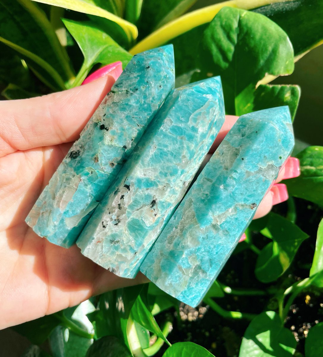 Moss Agate🌱 or Amazonite🦋

Link for both below!