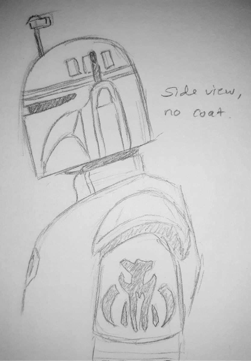 Thank you @MandoLegion for sharing your Star Wars OC! I'm always a sucker for sketching Mandalorian armour! 