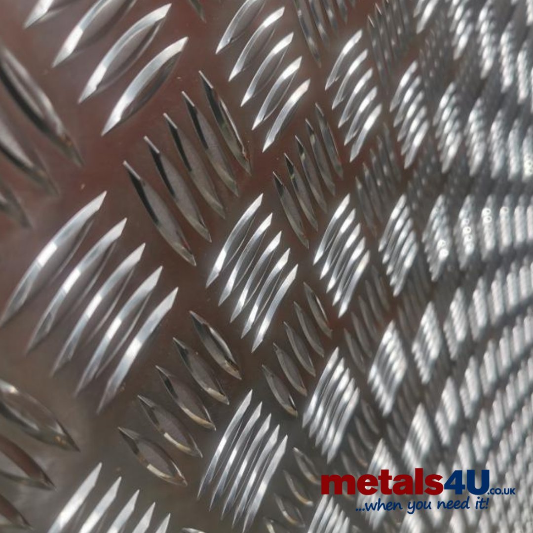 What did one plate say to the other? You can walk all over me! 🤣 
#treadplate #aluminium #sheetmetal #shoponline #metalonline #customcut #metals4U #whenyouneedit