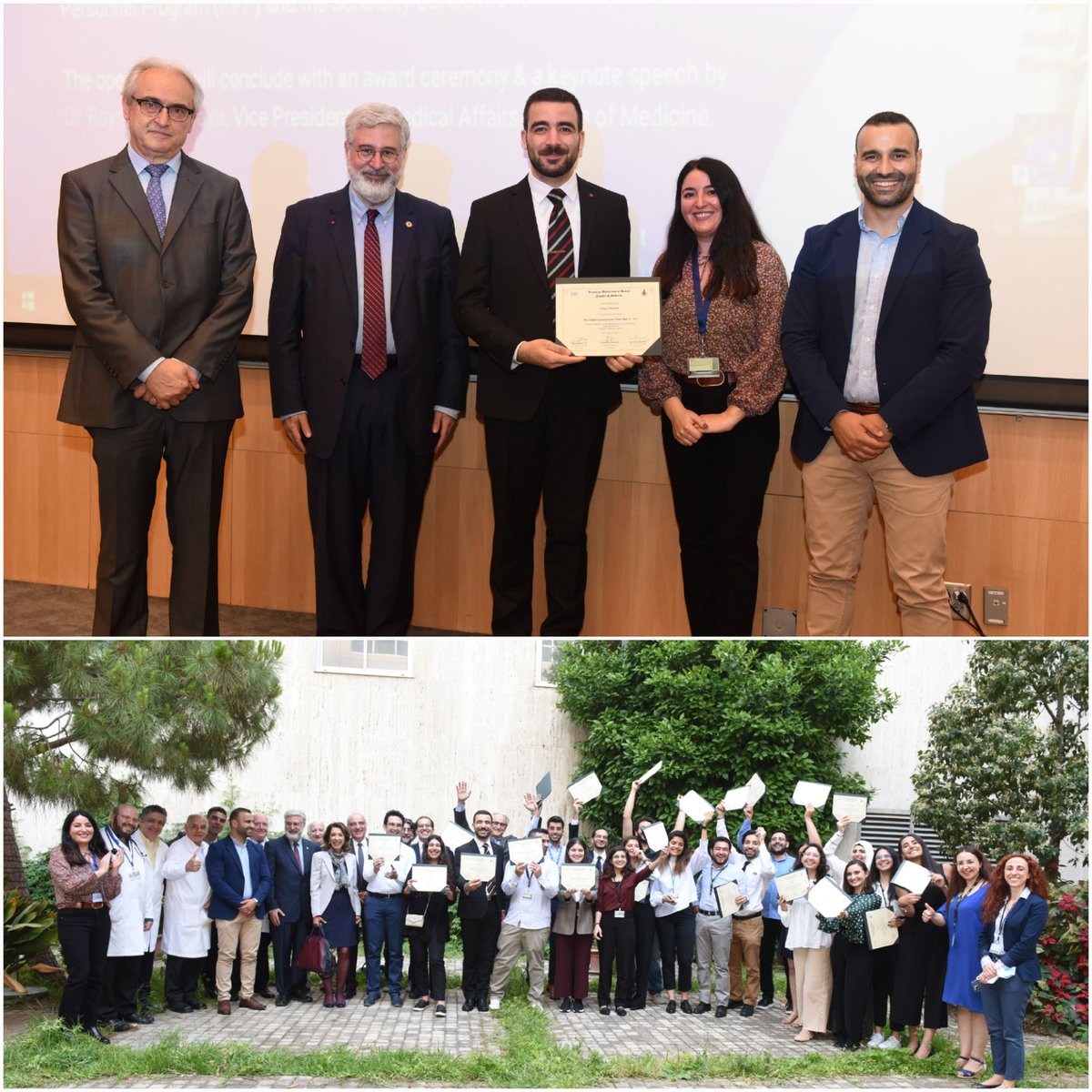 AdhamMakaremMD's tweet photo. 1st SCT Research Day @CRI_AUBMC✅️
Forever grateful @Elie__Akl for the extraordinary mentorship along the SCT over 3 years! Also special thanks to @joanne_kh and the amazing COI team members @mroue_rayan @HalimaMakarem @laura_diab @basharHassan @AUB_Lebanon https://t.co/DIUdulQWbd