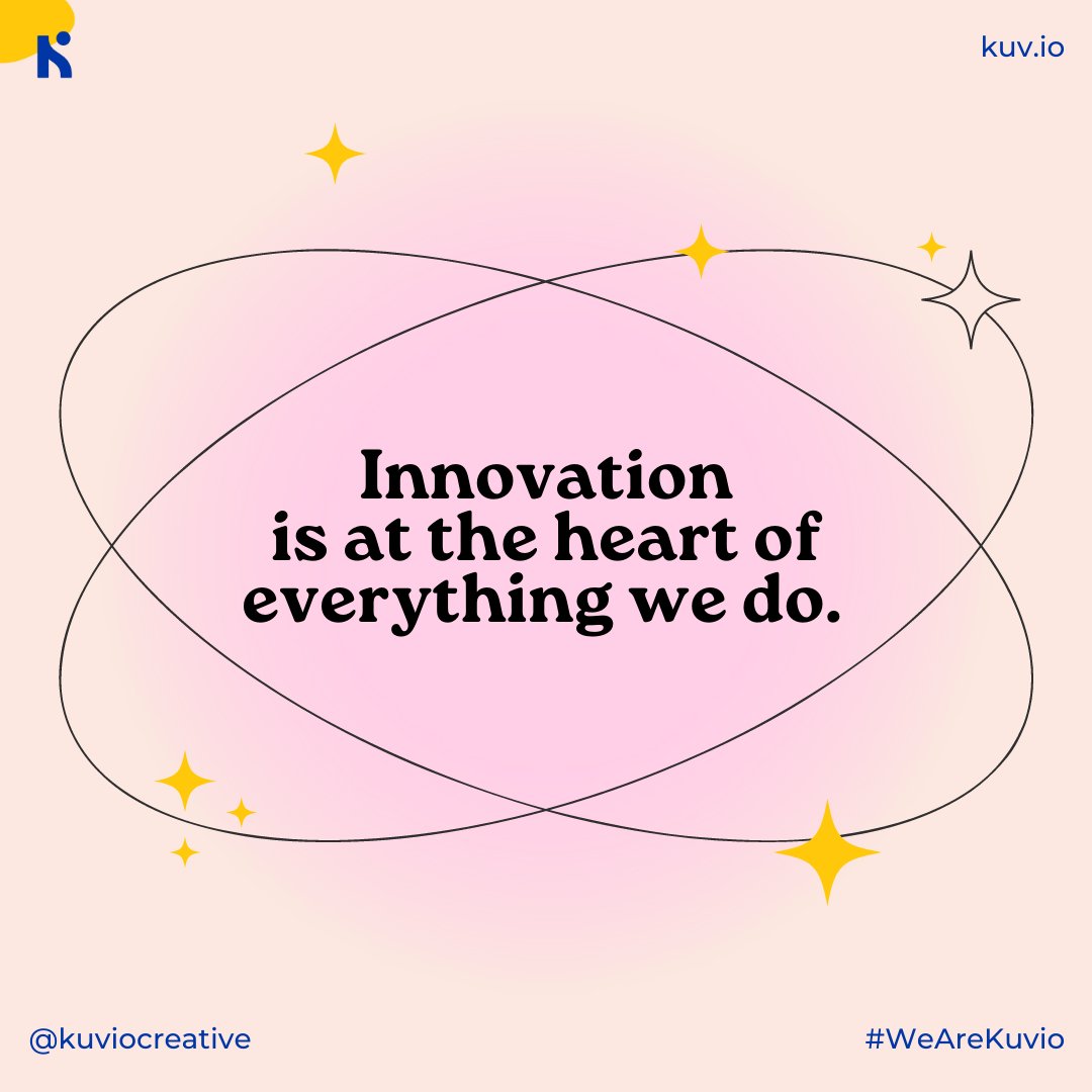 KuvioCreative's tweet photo. By providing innovative solutions and a sound framework in which businesses can clearly express their brand personality, we are able to assist our clients in bringing their vision to life.
#innovation #SmallBusiness #WeAreKuvio https://t.co/itnCjU8bgM