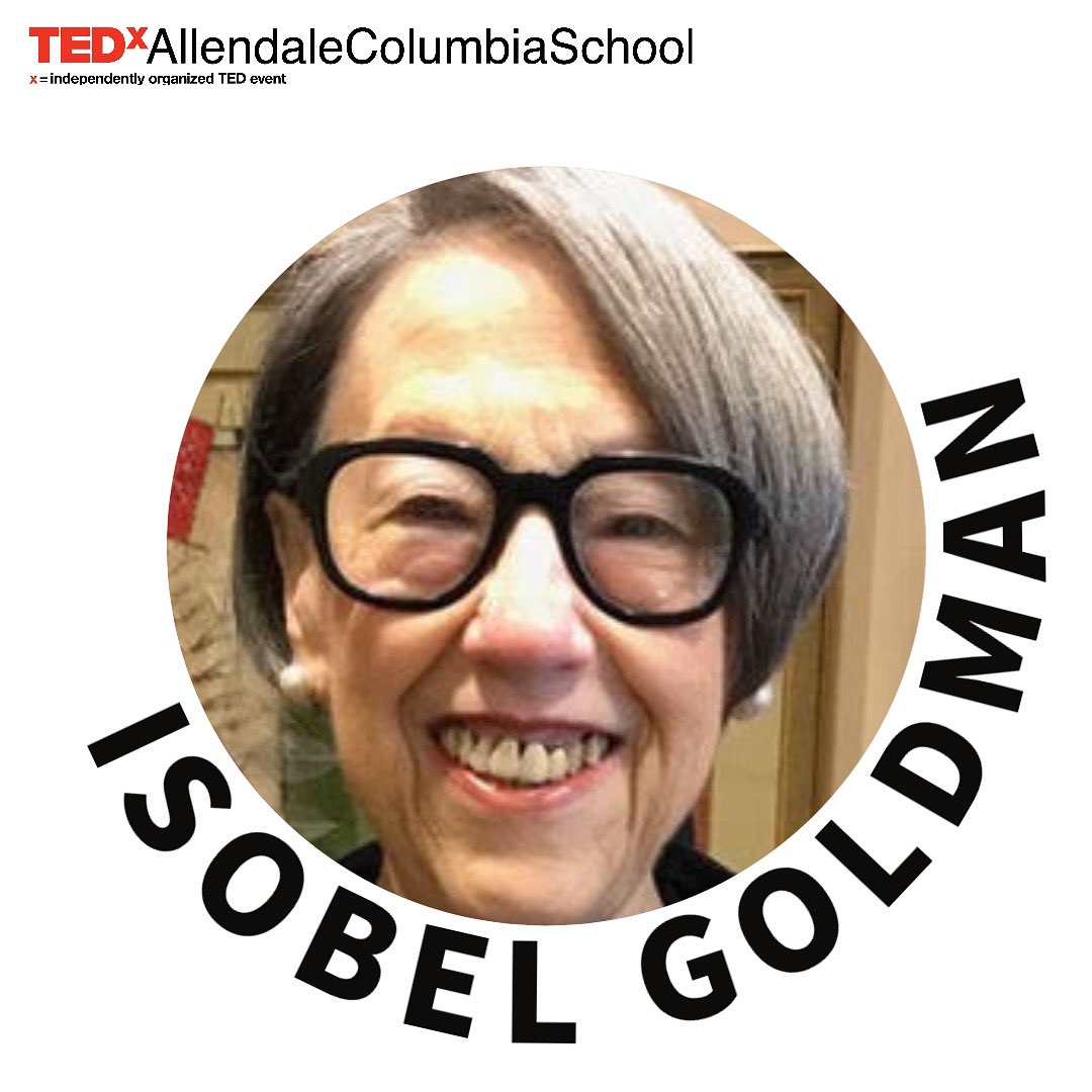 TEDxACSchool's tweet image. Speaker Announcement #1: Isobel Goldman now plays an active role in the fight for Soviet Jewry; Interfaith programs, education, and cooperation; Literacy programs for Rochester City Schools; and Israel awareness and advocacy.
