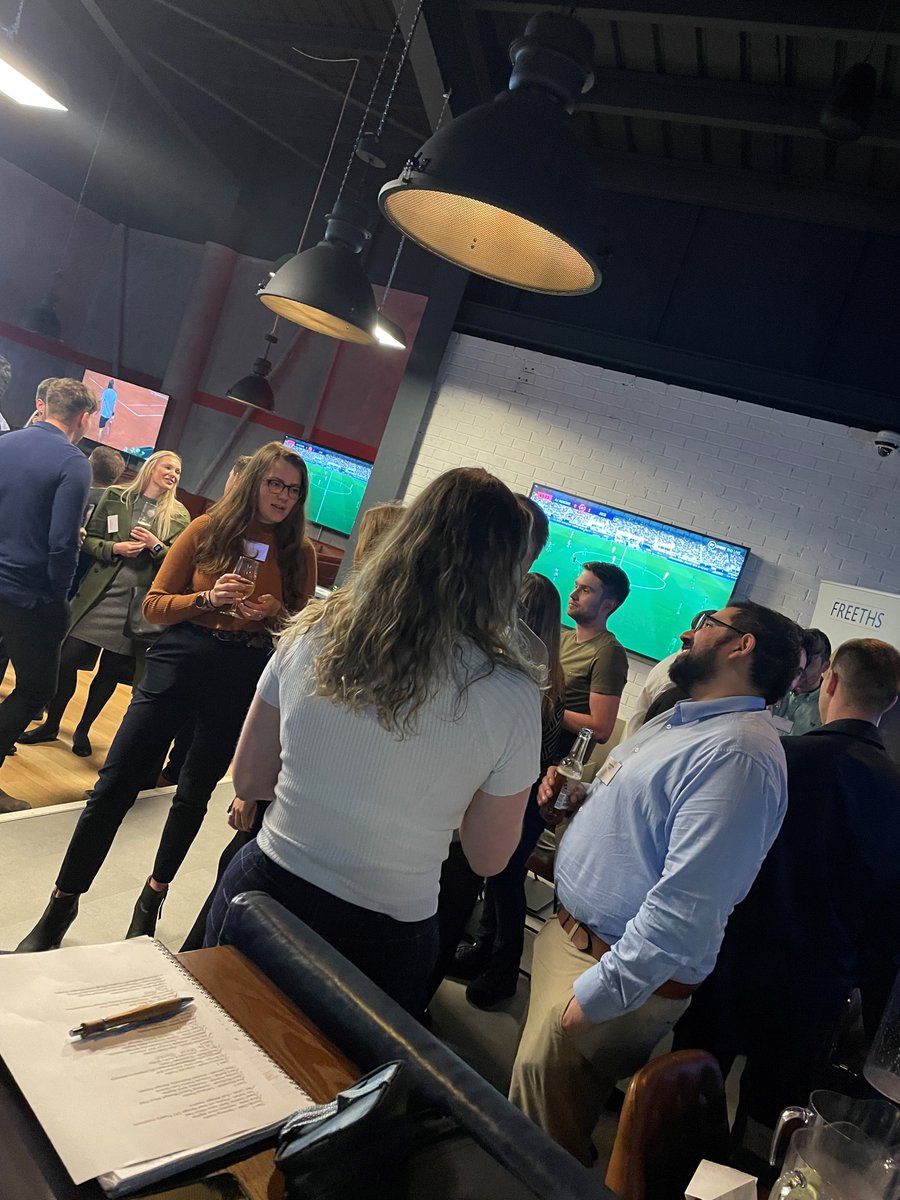 freeths's tweet photo. The Sheffield #Initiate team had a great time hosting their latest networking event at Extra Time Sports Bar last night, which raised £219 for @CavCancerCare as part of the #MasterCutlerChallenge! Congratulations also to those who won the shuffleboard & pool competition!🎱🏆 https://t.co/OZsDdgqh3j