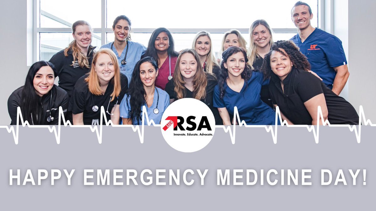 EM residents &amp; students: the future of #EmergencyMedicine is bright because of YOU! Thank you for your hard work &amp; dedication to our specialty! #EmergencyMedicineDay