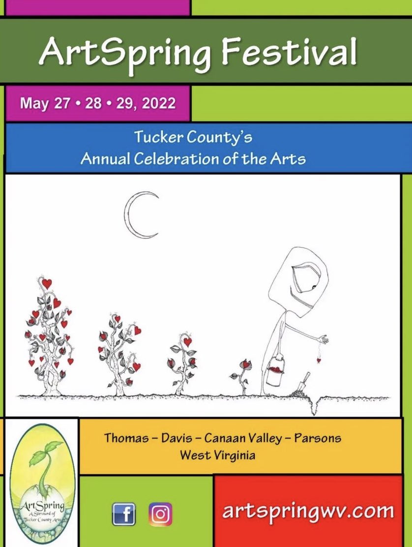 TuckerCounty_WV's tweet photo. Full weekend of Art Spring starting Friday.
To pick up the full schedule of events stop by the Tucker County Info Center in #daviswv. https://t.co/18eLZxz9RA