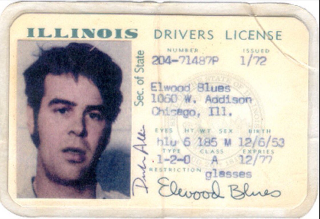 Anyone recognize the address on the drivers license of Elwood Blues of the Blues Brothers? #Cubs #WrigleyField