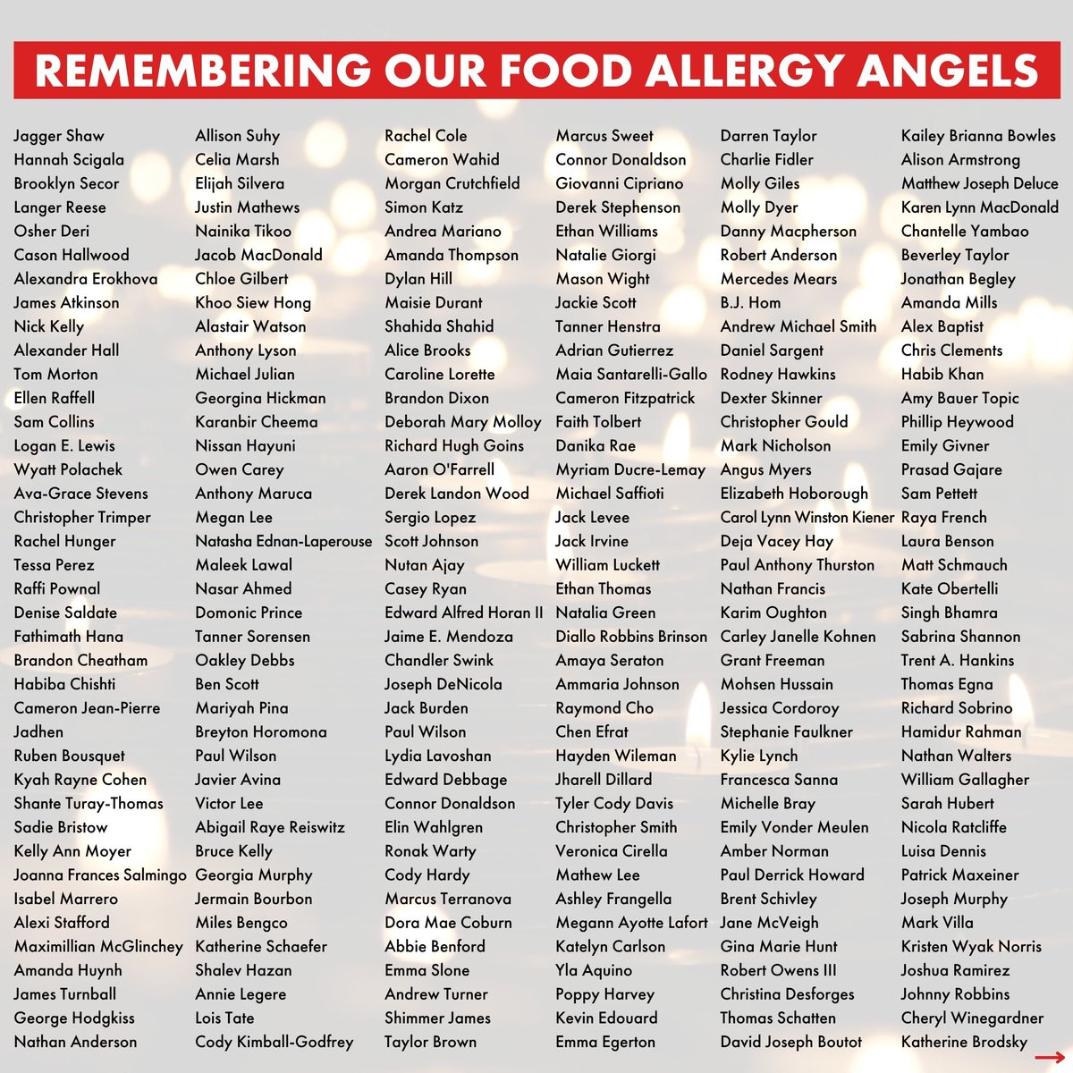 It's #RememberanceDay and we are joining <a href="/aafanational/">AAFA National</a> in remembering those we’ve lost to #foodallergies. Please join us in a moment of silence to remember the lives that have been tragically cut short. 

#foodallergyawareness #redsneakersforoakley #internationalredsneakersday