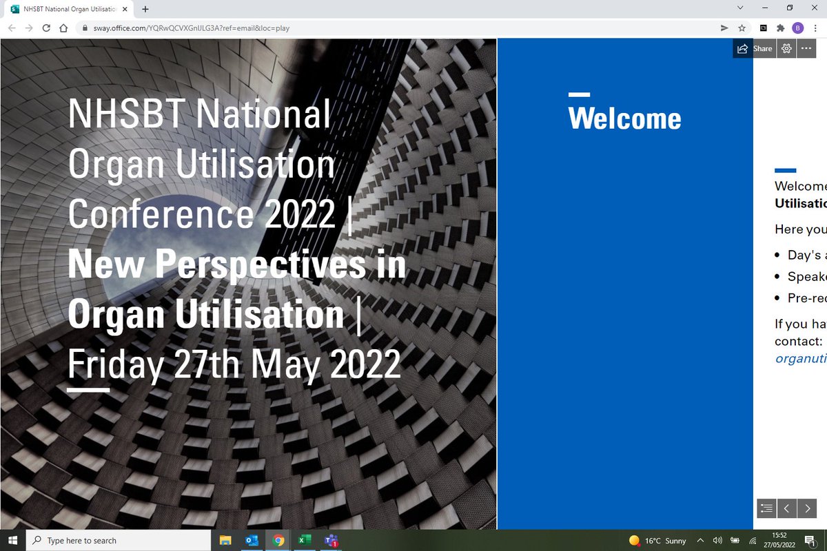 Excellent sessions at today's National Organ Utilisation Conference - giving great leadership for a key pillar of our ODT community's 2030 strategy.