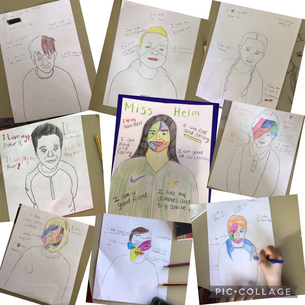 Super proud of the Moles and their ‘self love’ portraits! <a href="/BattleHillPS/">Battle Hill Primary</a>