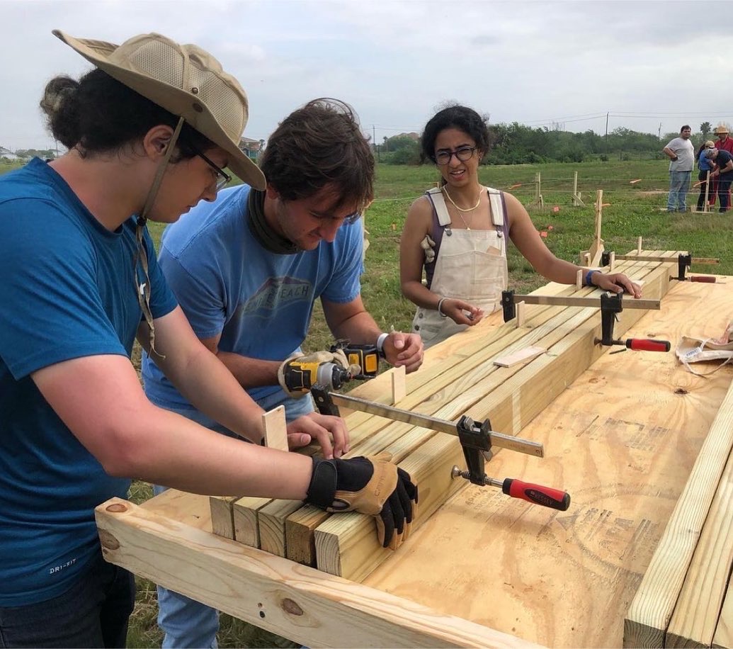 UTSOA's tweet photo. Check out the fire circle and butterfly waystation this semester's Gulf Coast DesignLab studio designed and built for the San Jacinto Girl Scouts of the Houston area 🔥🦋 

#PublicInterestDesign #DesignBuild https://t.co/k9LPZZ4GgL