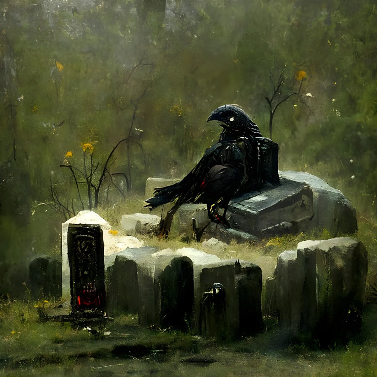 sbtwolf's tweet photo. New Drop!!!

"The Crows"
The crows waited. Their feast was about to begin...
1/1 edition
0.13 $ETH
 https://t.co/YS3UKRrkQE via @opensea https://t.co/GZInksb6Tv