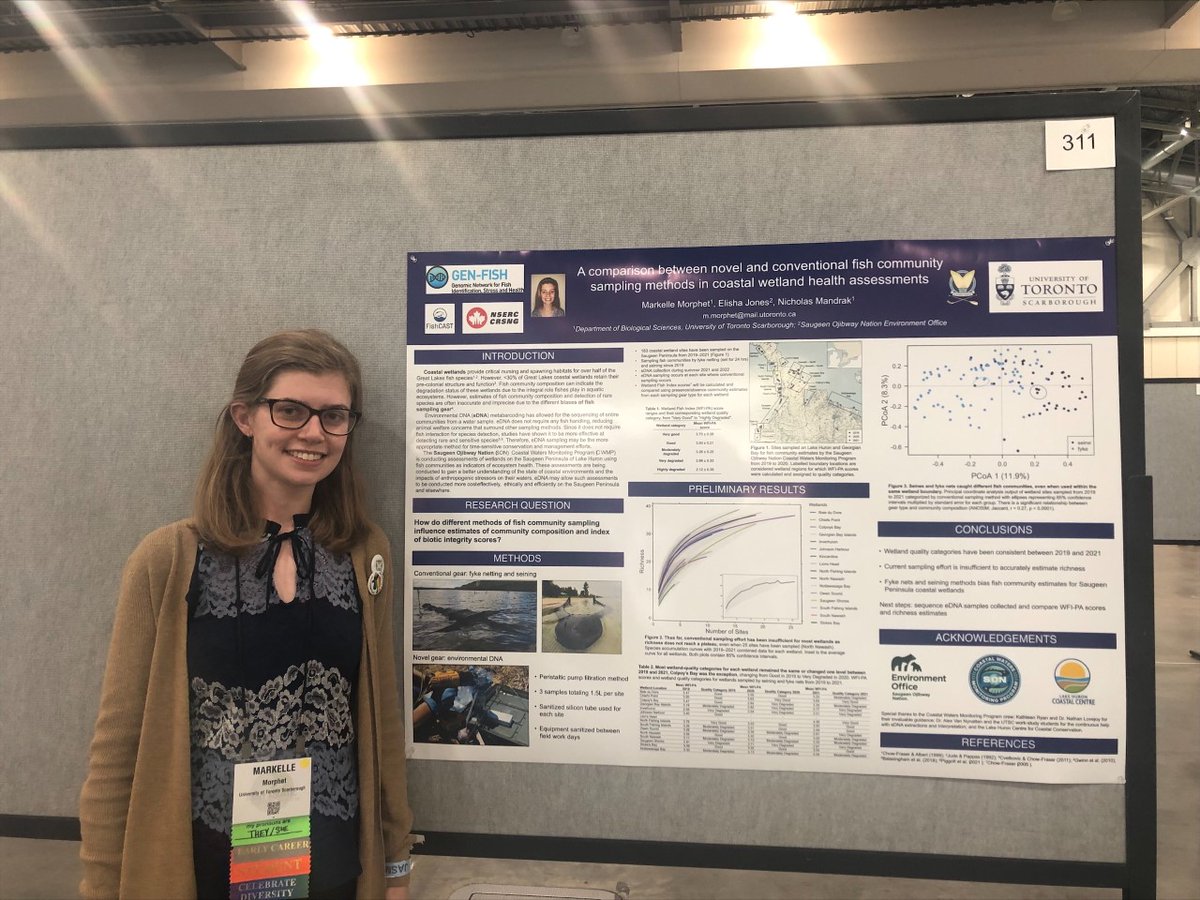 Fantastic to see <a href="/FishCASTCanada/">FishCAST</a> strongly represented by our Trainees at #JASM2022! #bestteamever #WomenInSTEM