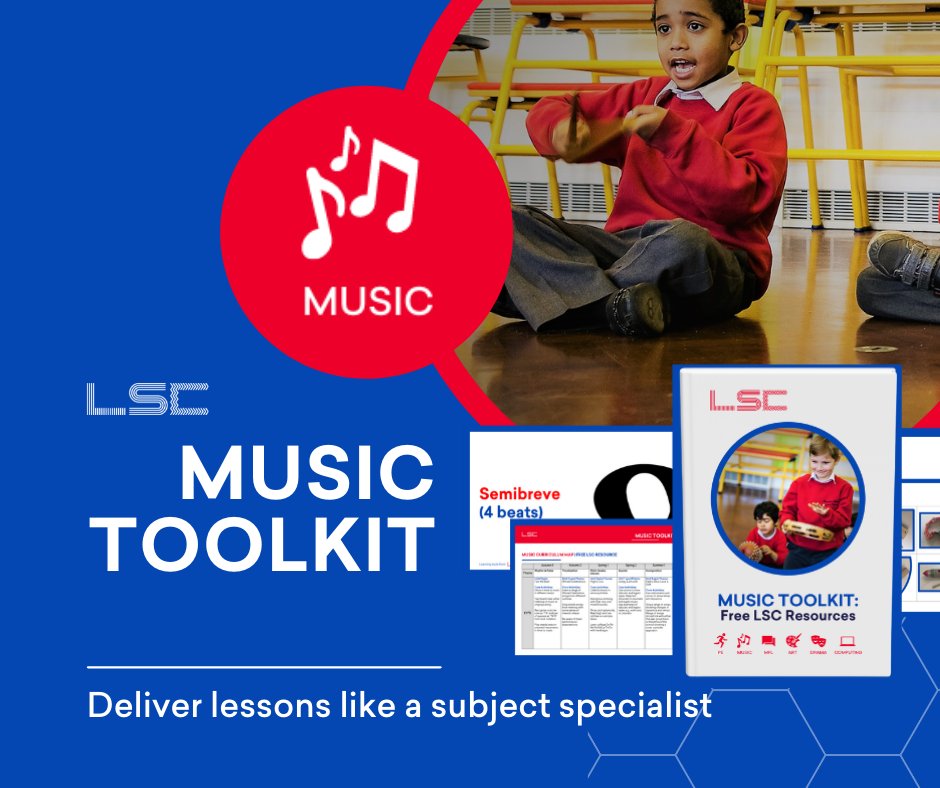 Deliver music lessons like a subject specialist using resources specially designed for primary school teachers? 🤩

Download our free music toolkit now! ⬇️ 
hubs.li/Q01bzJcK0

#musiclessonsforkids #musiceducation #primarymusic #primaryteaching #KS1music #KS2music