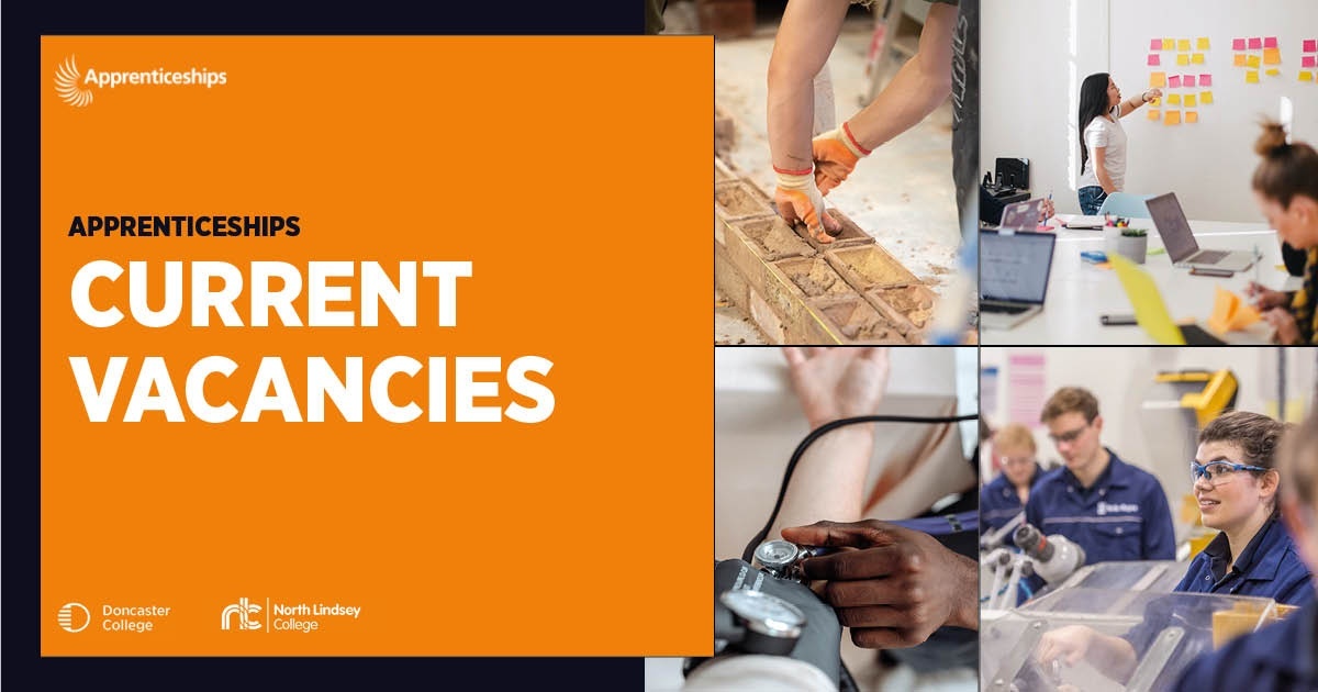 ApprenticeDC's tweet photo. Looking for an #apprenticeship? Kick start your career by checking out our latest vacancies👇 

https://t.co/hQYQ03Kyrv

#Doncaster #Apprenticeships https://t.co/VzJQGsbig7