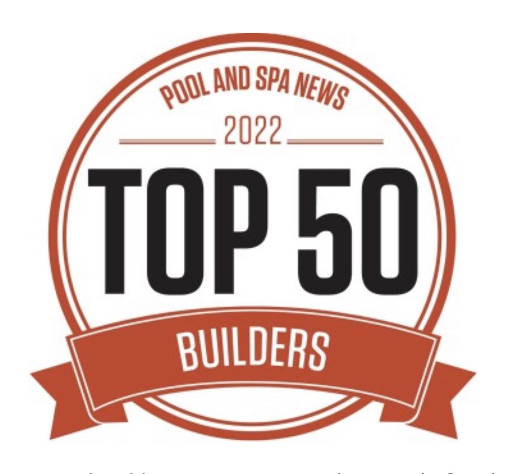 So honored to be selected once again as a Top 50 pool builder.  Thank you <a href="/poolspanews/">Pool & Spa News</a>!