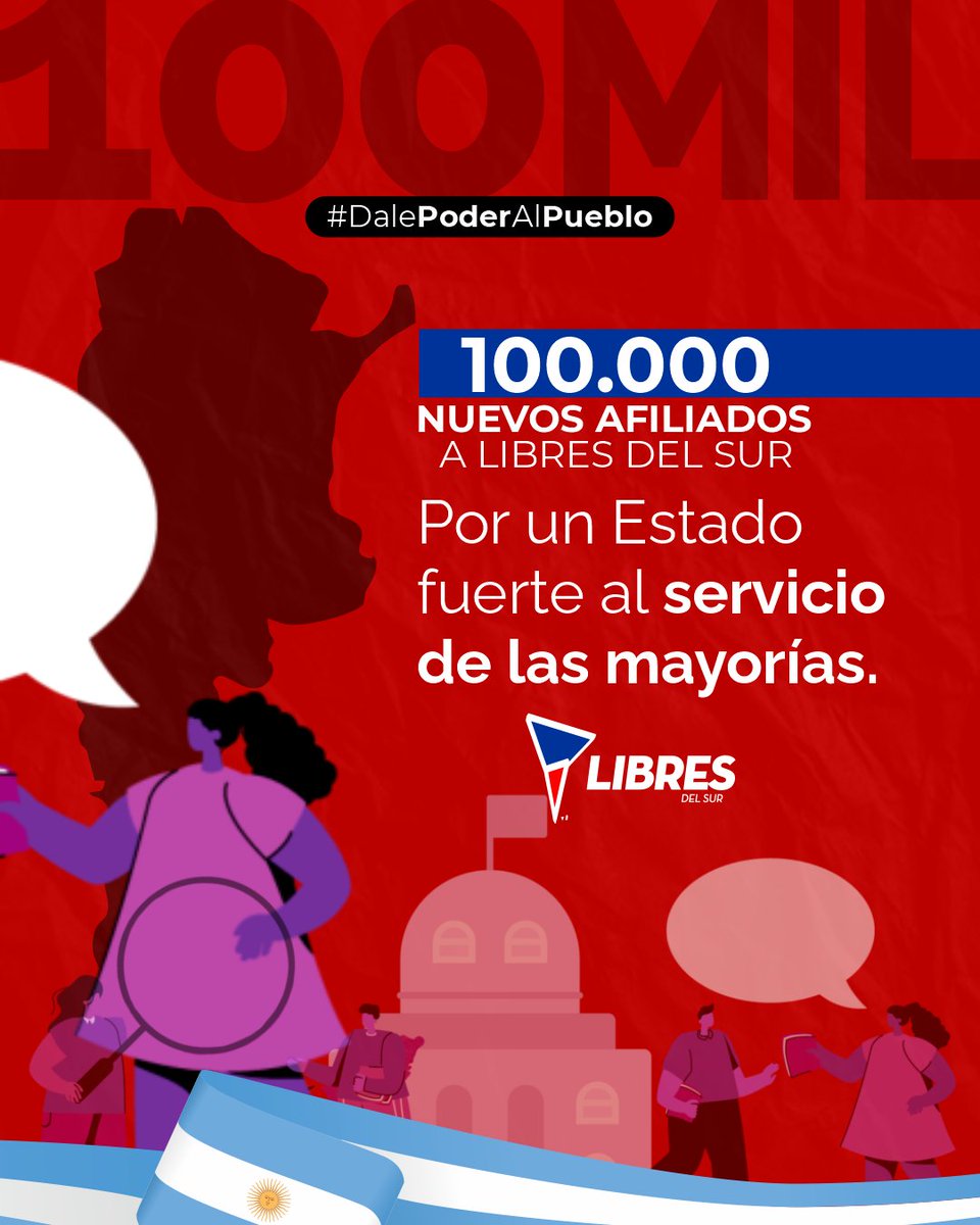 Necesitamos políticas públicas más eficientes.

#AfiliateaLIBRES y #DalePoderAlPueblo