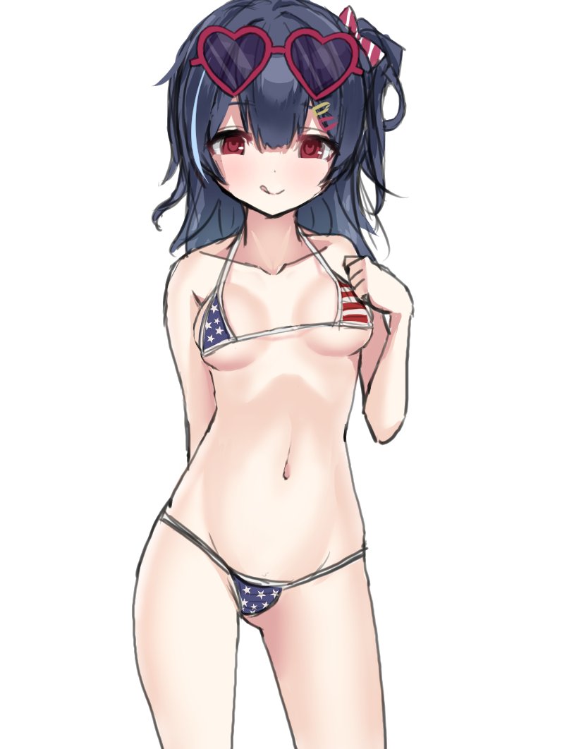 星条旗ビキニで男漁りをするギャルビッチ凛世ちゃん 