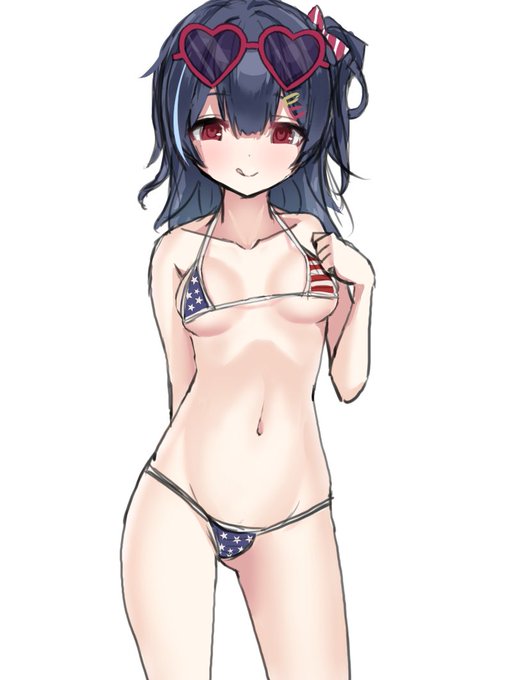 星条旗ビキニで男漁りをするギャルビッチ凛世ちゃん 