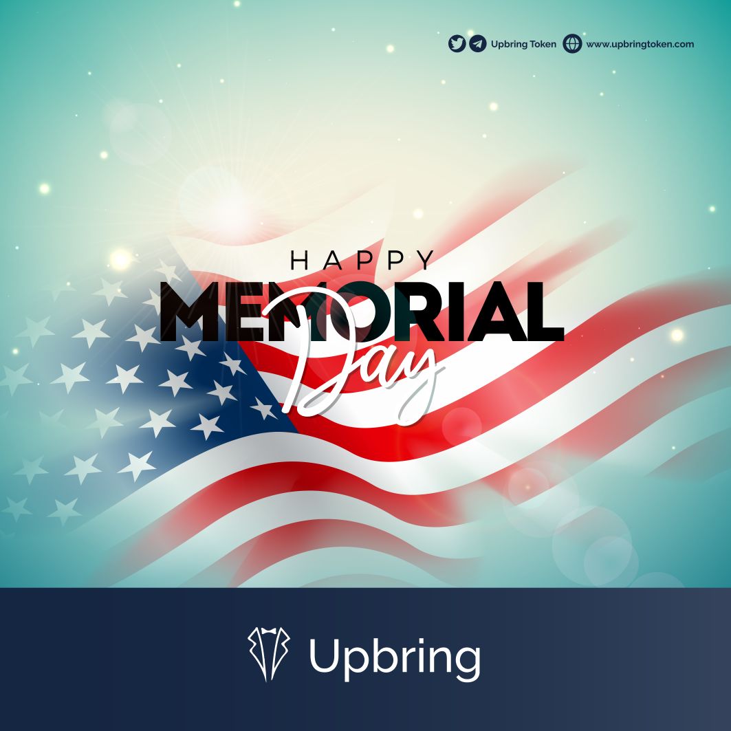 UpbringToken's tweet photo. Happy Memorial Day Weekend from the #Solana built #cryptocurrency #upbringtoken! We wish you happy times with Family and friends! 

https://t.co/T01NH2LQtW https://t.co/rttP6qGn3b
