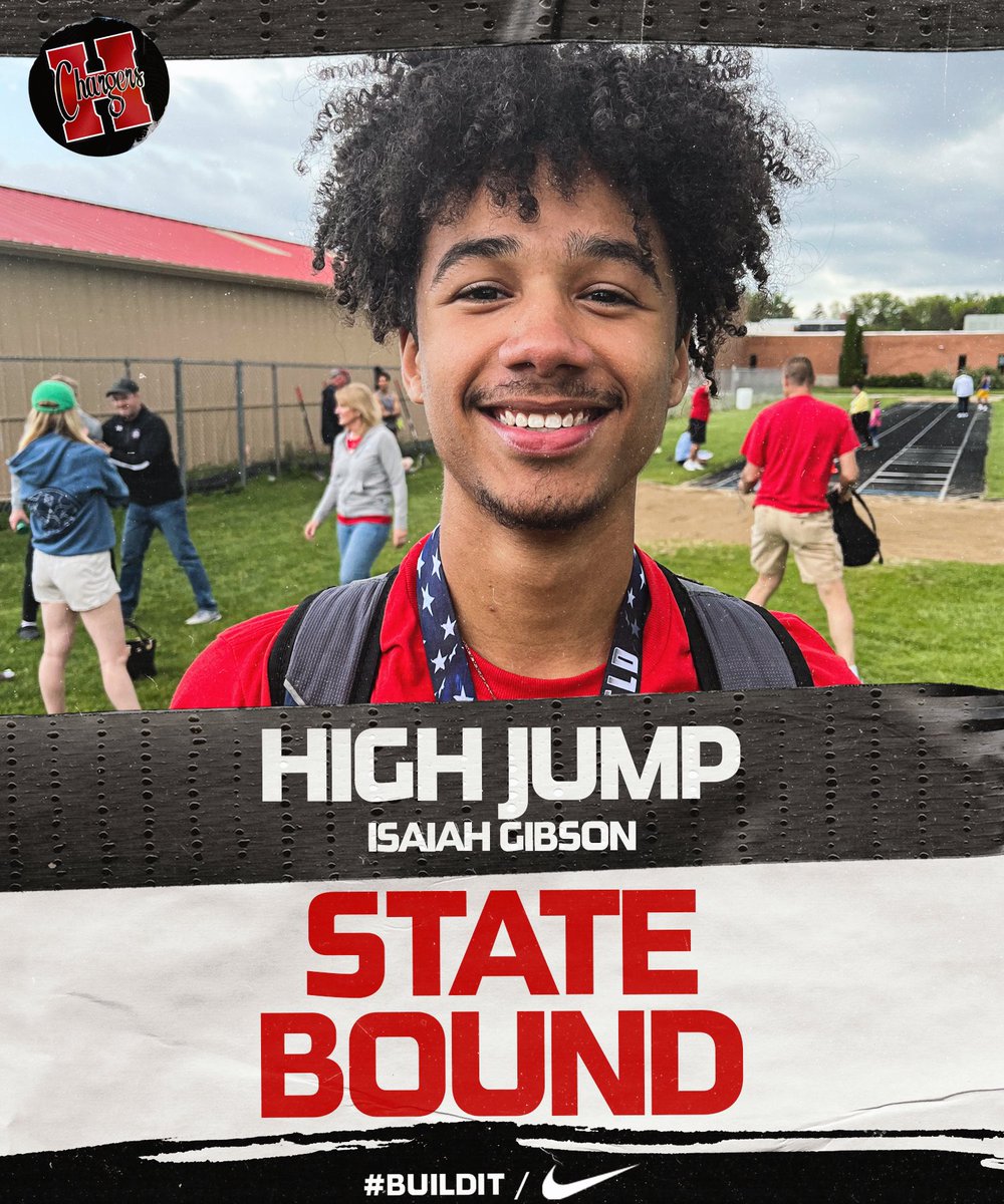 Congratulations to Isaiah Gibson for punching his ticket to State last night in the High Jump #BuildIt