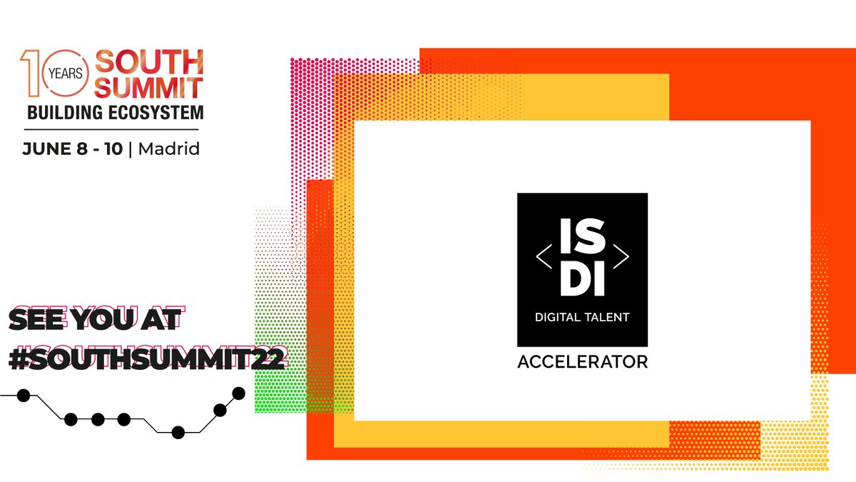 ISDIacc's tweet image. Crazy month June...but we are very much looking forward to some movement💃👯‍♀️
#ISDIAccelerator will be attending the #SouthSummit22 with a selection of startups from our different programs: #UNICEFLab @Shop4Cf #ToyotaStartupAccelerator @BonsApps 👀 See you at our booth!👀