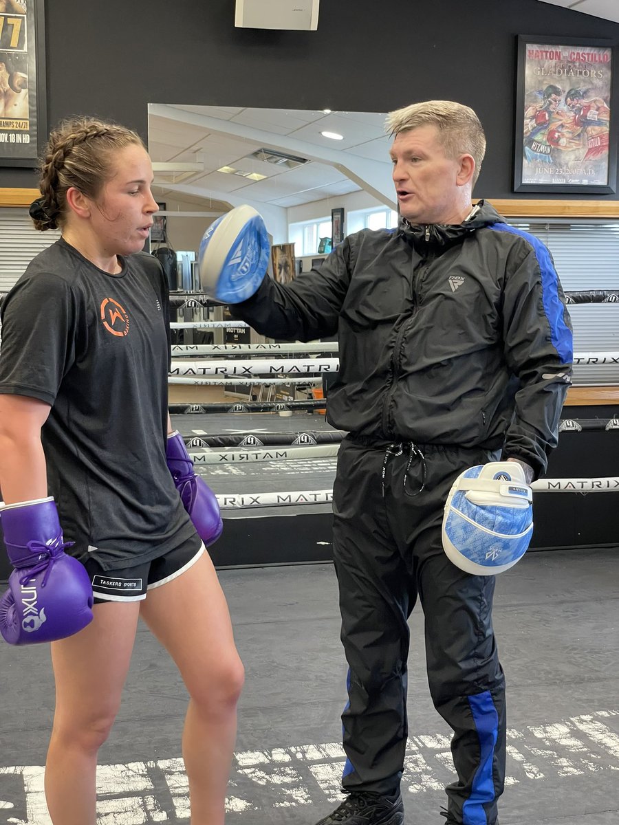 Hard days work 💪 

<a href="/ChloeWatson111/">Chloe Watson</a> <a href="/HitmanHatton/">Ricky Hatton MBE</a> <a href="/WassermanBoxing/">Wasserman Boxing</a> 💥