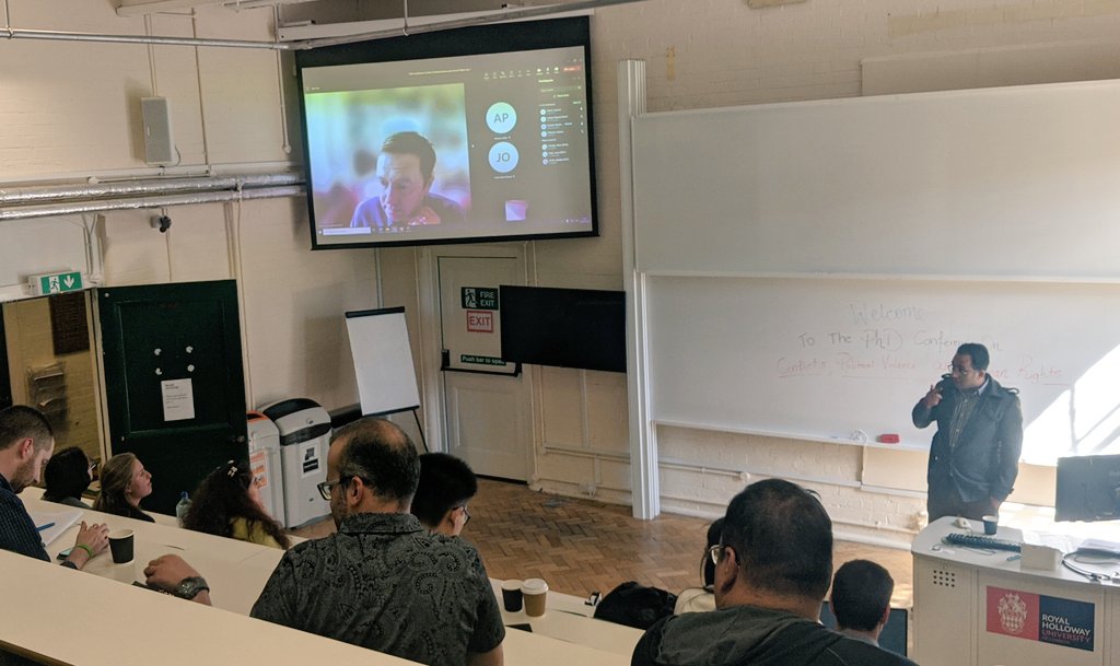 CPVHRConf's tweet photo. And finally, what better way to close the first day than with @KSGleditsch 's keynote speech about data and progress in conflict?
We want to thank him again for finding a way to be with us today.

To all of you, see you tomorrow for our online day: DM us or email (below) to join! https://t.co/xUHf4TcAl9