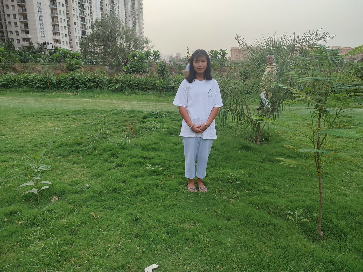 2 years before, it was a landfill site. After I started planting trees 🌱 here, now it becomes a beautiful green space in Delhi. This is how change looks like. 

        Before                                    After