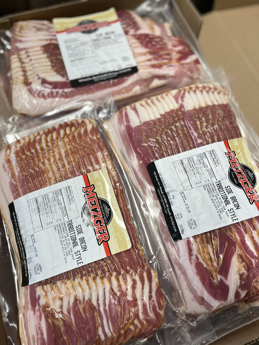 Our meat freezer is stocked! Stop in and…bring home the bacon 🥓
